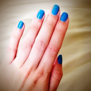NOTD: Sally Hansen Blue Me Away